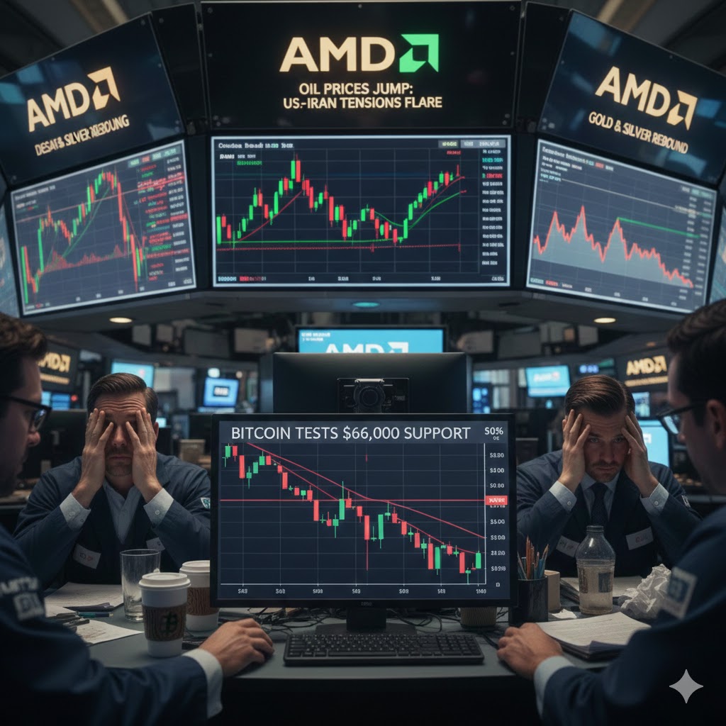 Evening digest: AMD’s crash, US-Iran tensions, Bitcoin may slump to $66K level