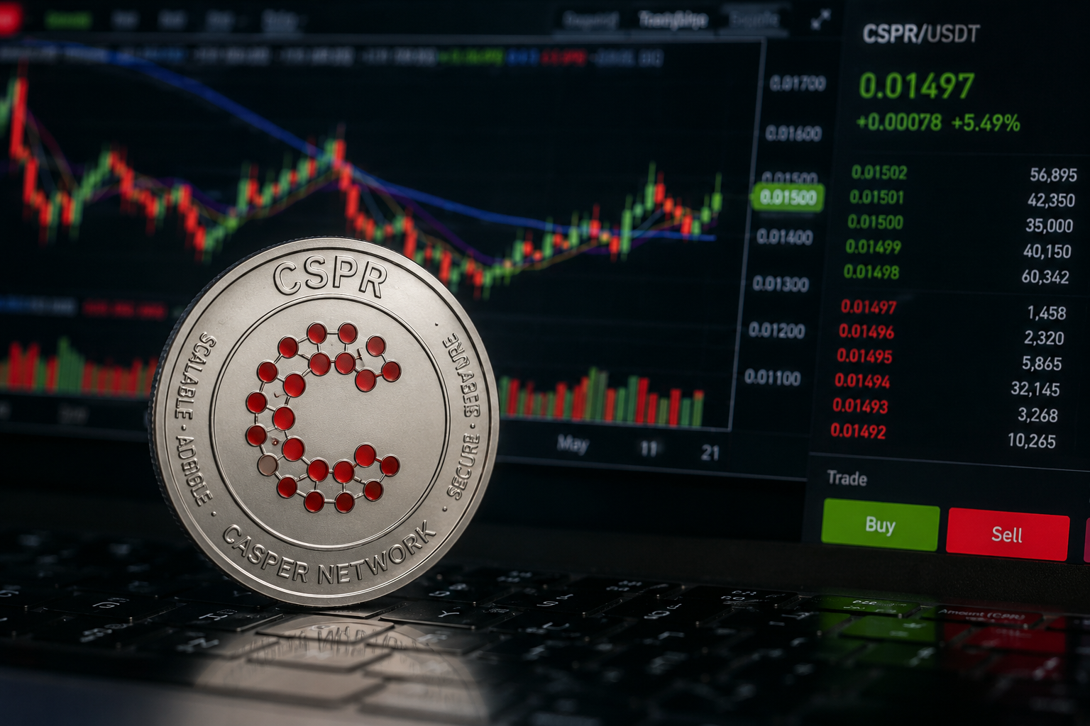 CSPR price climbs 5%: can Casper extend its recovery?