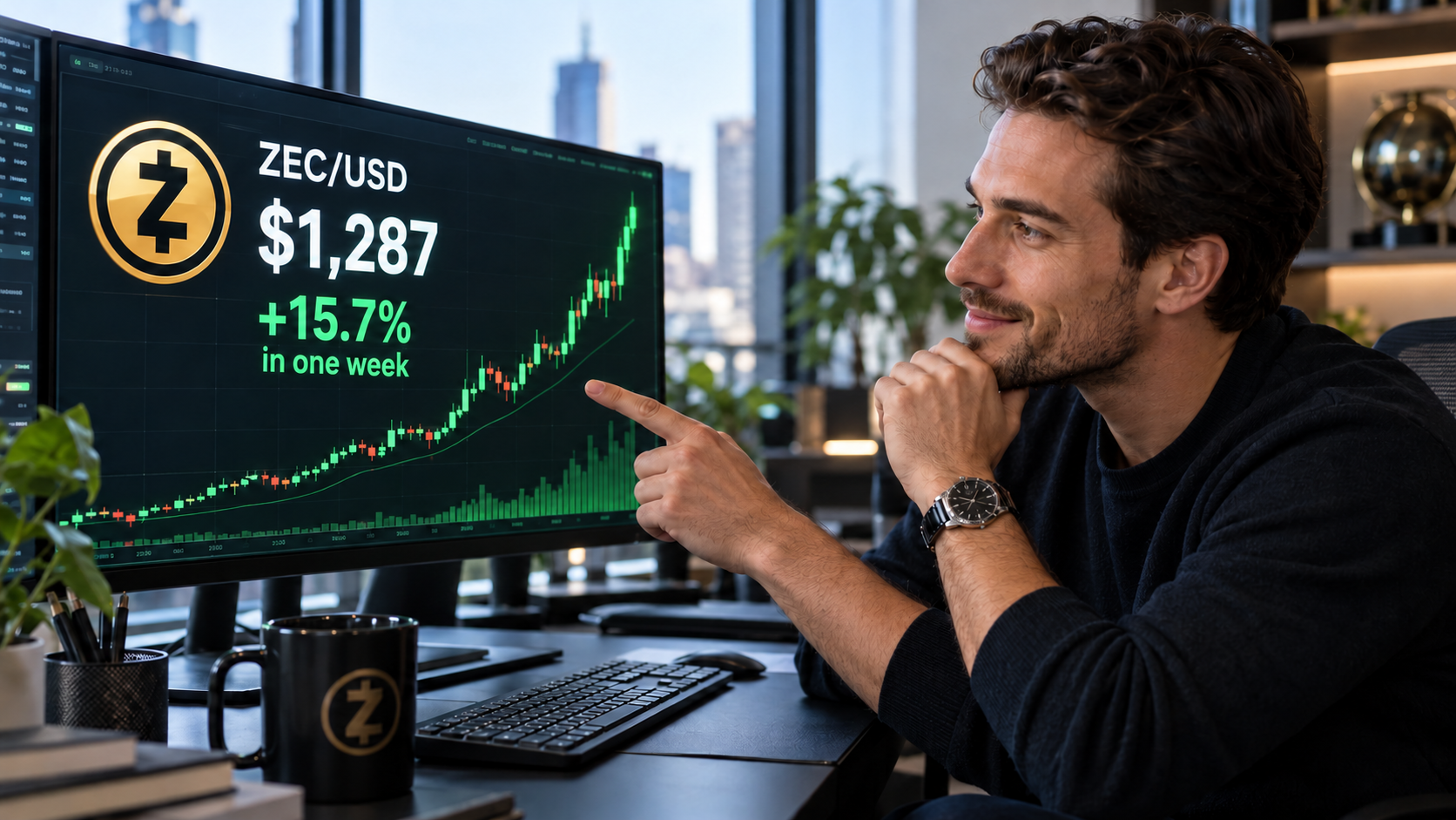 Why Zcash price is suddenly nearing $1,300 after weeks of investors pulling out